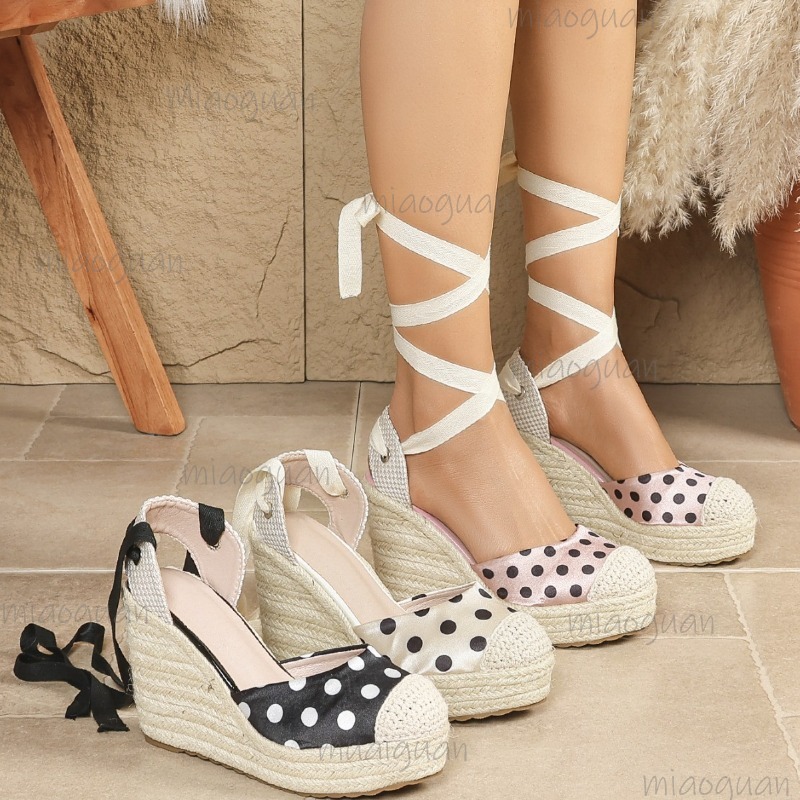 Espadrille Wedge Shoes - 2026 Nieuwe Lente Zomer Dames Espadrilles