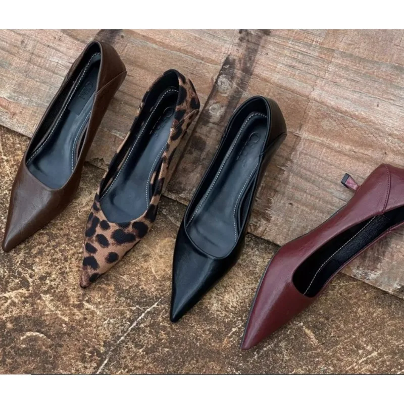 Women Shoes Formal - 2024 Vrouwen Sexy Hoge Hakken Bordeaux