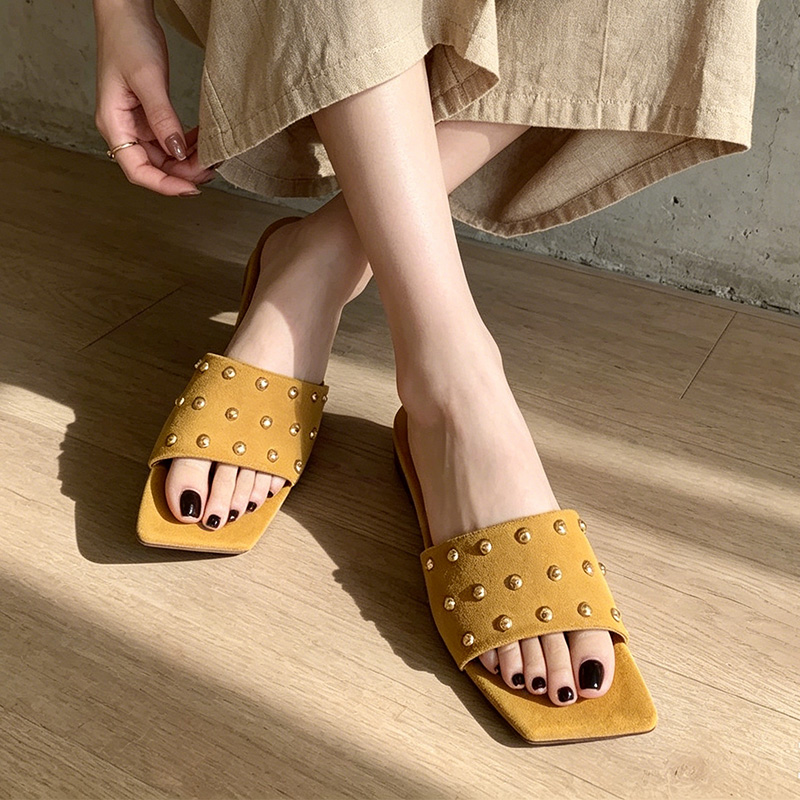 Vrouwen Vierkante Teen Slipper - Women Shoes Size 7 recensie en prijs