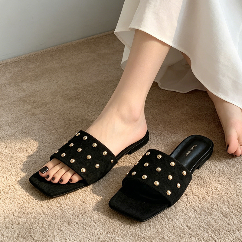 Vrouwen Vierkante Teen Slipper - Women Shoes Size 7 recensie en prijs