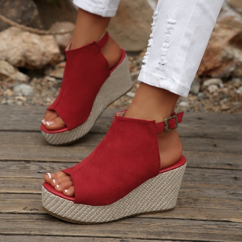 Vrouwen Sandalen Zomer Wedge P - Espadrille Wedge Shoes recensie en prijs