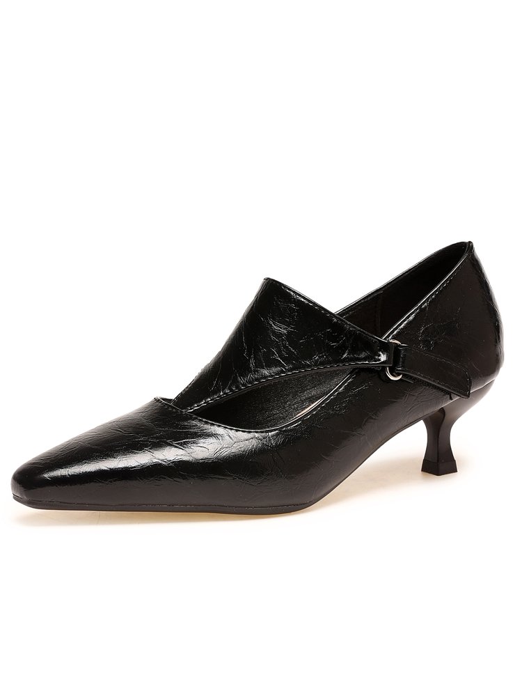Donkere retro pumps met kitten - Women'S Shoes Kitten Heels recensie en prijs