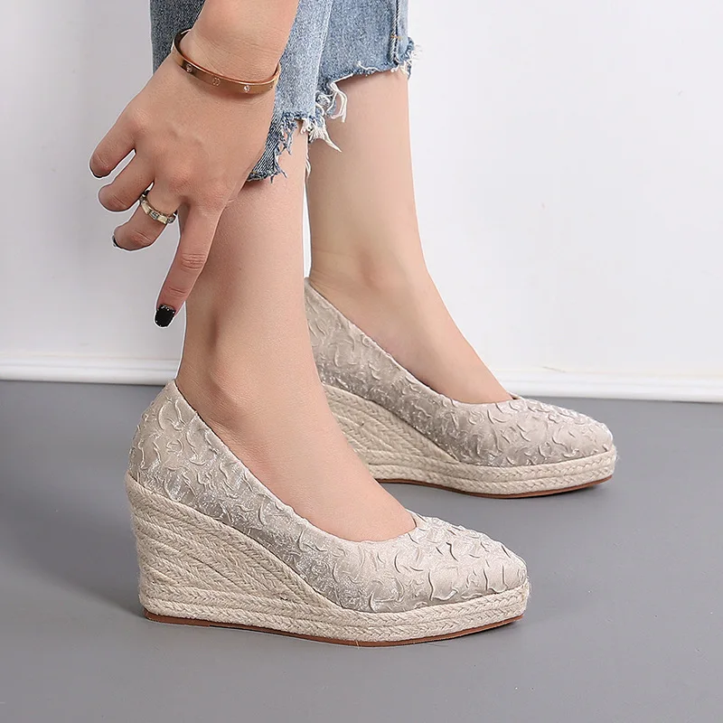 8cm Maat 34-42 Ademend Comfort - Espadrille Wedge Shoes recensie en prijs