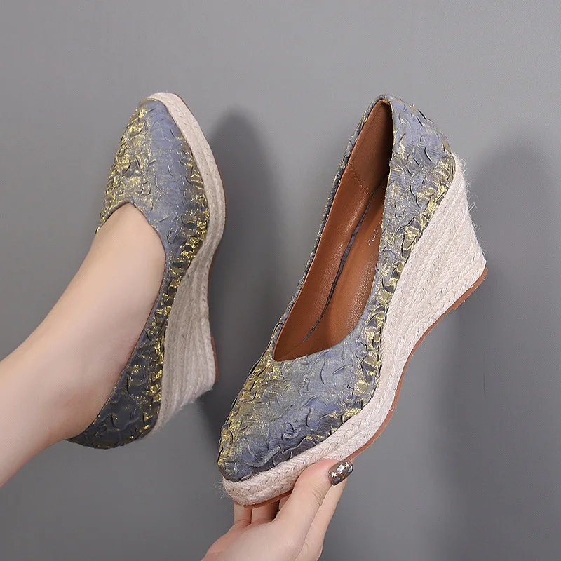 8cm Maat 34-42 Ademend Comfort - Espadrille Wedge Shoes recensie en prijs