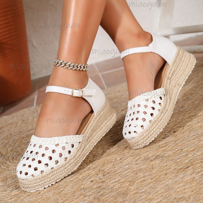 Boho Dames Espadrilles met ope - Espadrille Wedge Shoes recensie en prijs