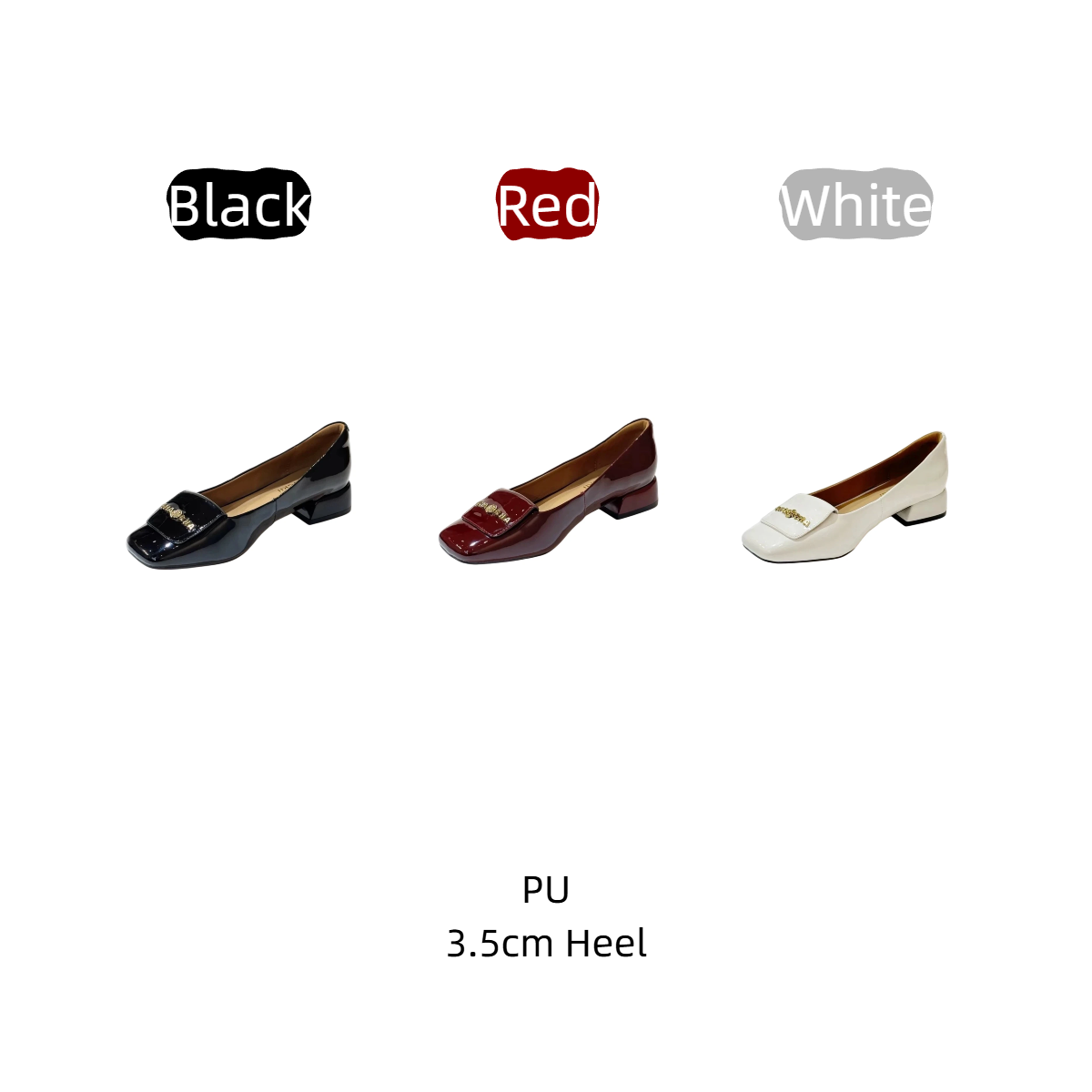 Dames Retro Vierkante Teen Blo - Women'S Shoes Plus Size recensie en prijs