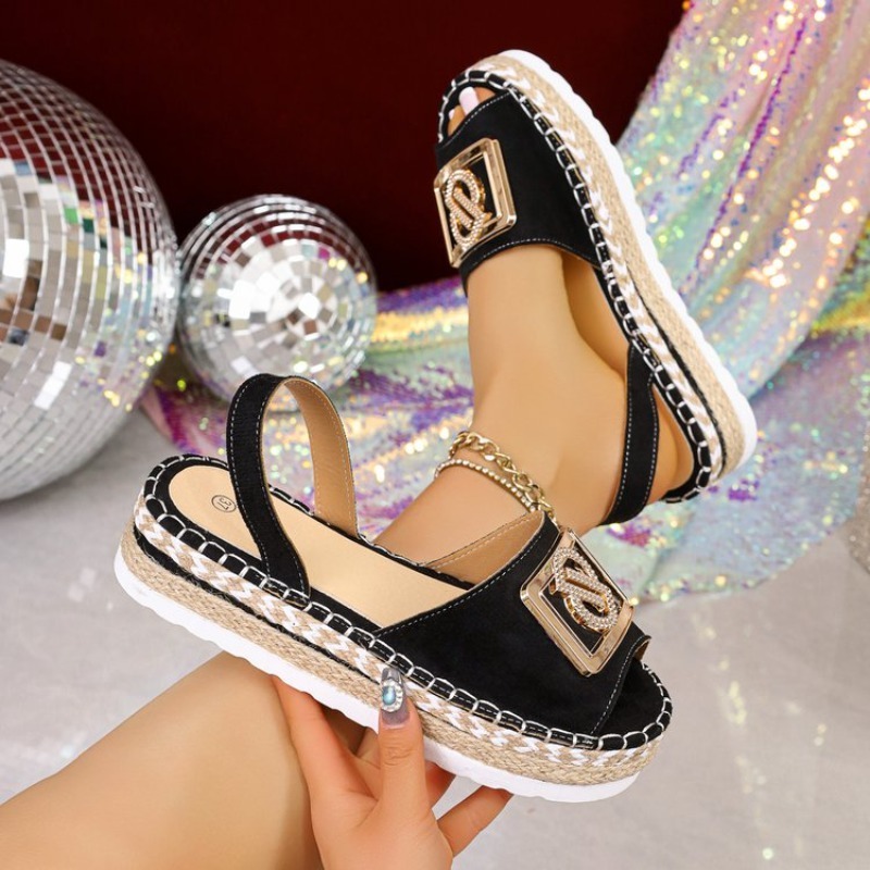 Damesplatform espadrillesandal - Espadrille Wedge Shoes recensie en prijs