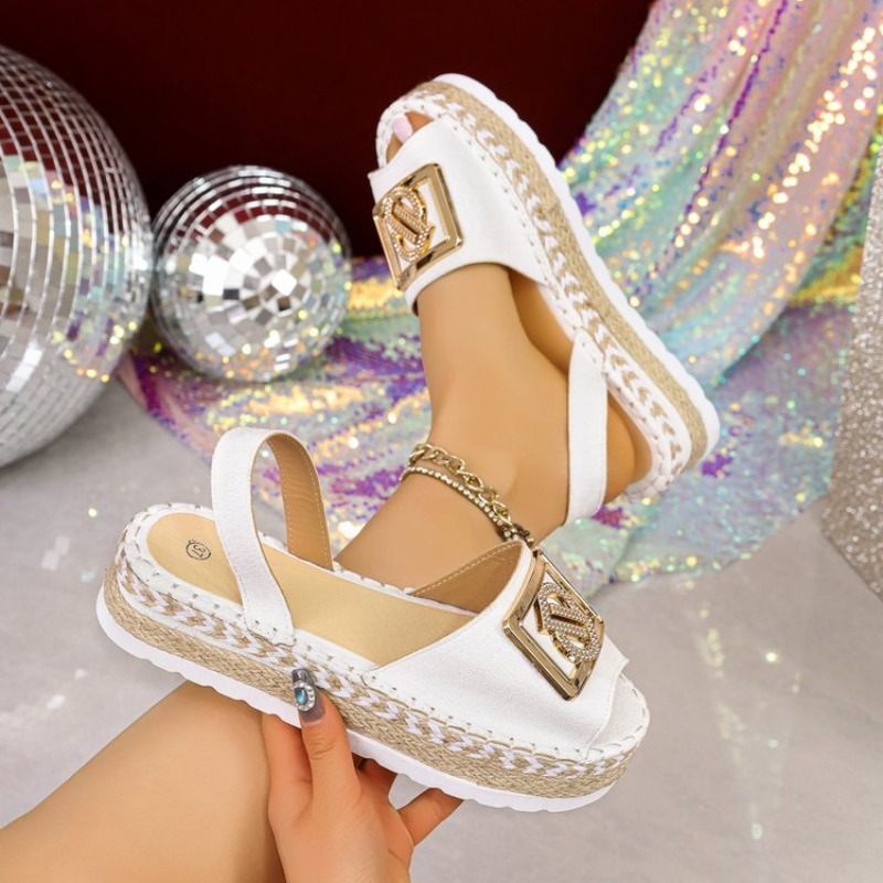 Damesplatform espadrillesandal - Espadrille Wedge Shoes recensie en prijs