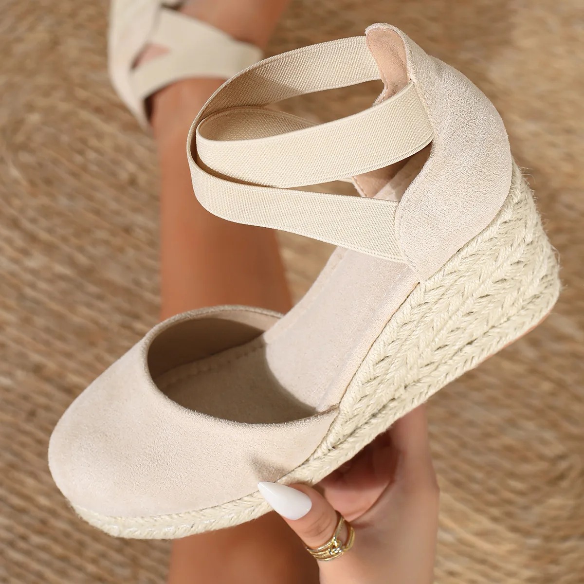 Cover Toe Dames Espadrille San - Espadrille Wedge Shoes recensie en prijs