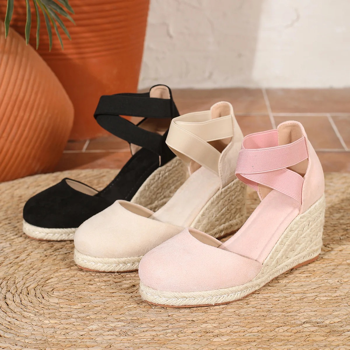 Cover Toe Dames Espadrille San - Espadrille Wedge Shoes recensie en prijs