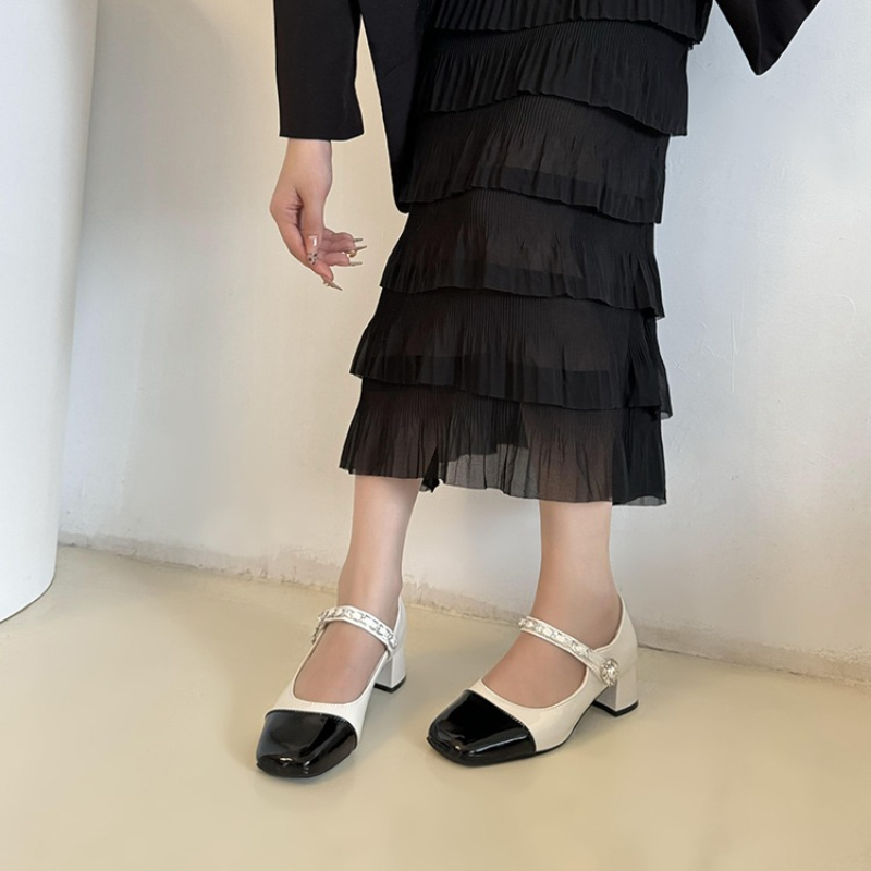 2026 Parelgespslippers met dik - Women Shoes Formal recensie en prijs