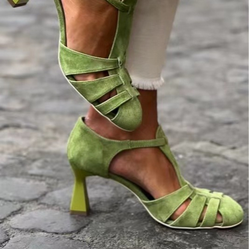 Dames Groene Suède Kitten Heel - Women'S Shoes Kitten Heels recensie en prijs