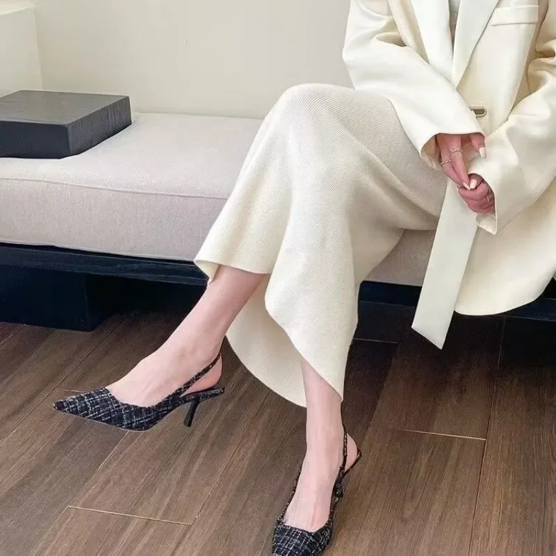 Modemerk ontwierp gebreide pla - Pointed Toe Flat recensie en prijs