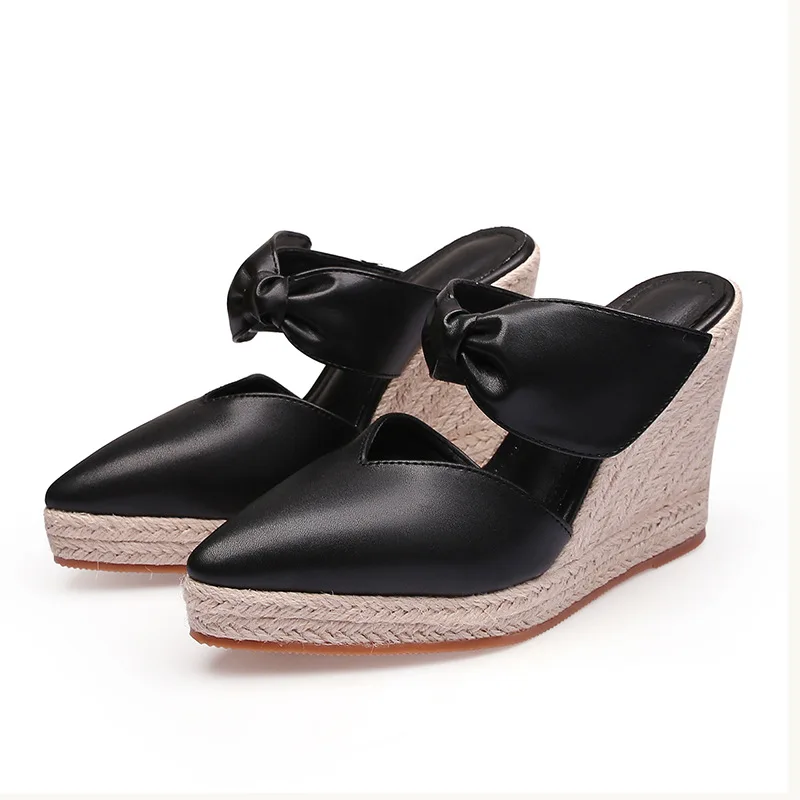 Dames Hoge Hak Sandalen Espadr - Espadrille Wedge Shoes recensie en prijs