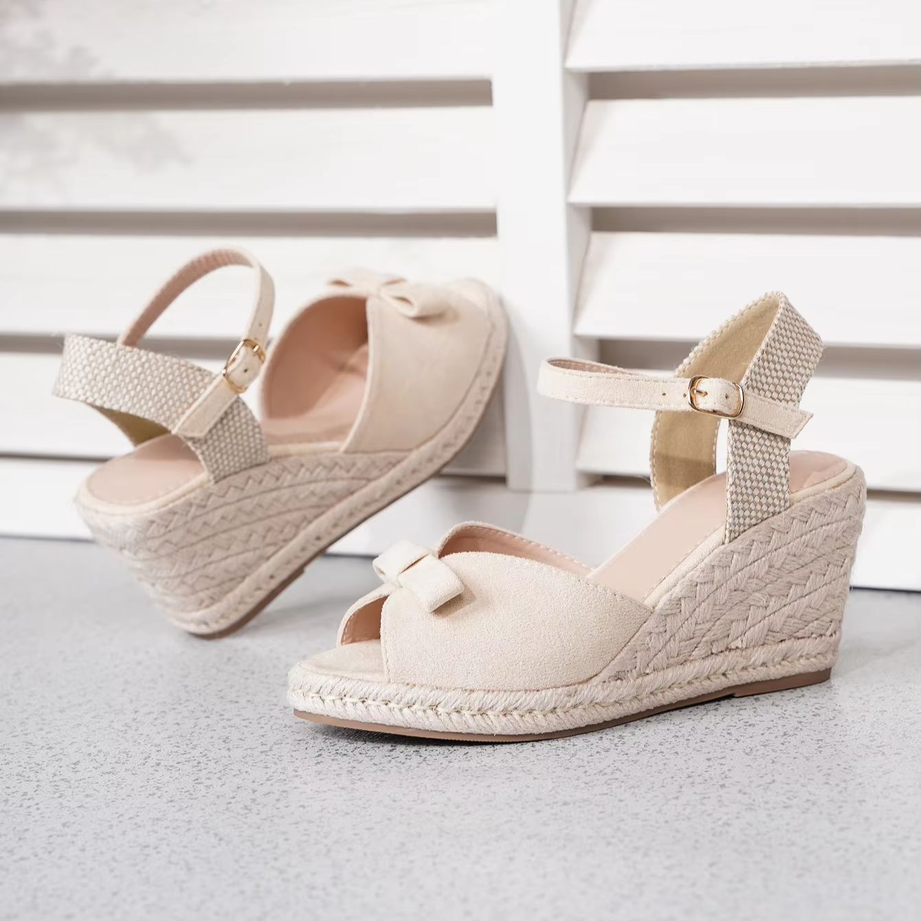 LIHUAMAO Pumps Dames schoenen  - Espadrille Wedge Shoes recensie en prijs