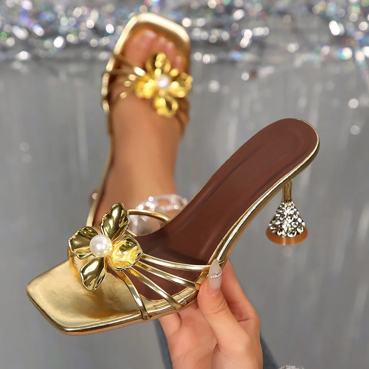 Vintage metalen bloem kristall - Women'S Shoes Plus Size recensie en prijs
