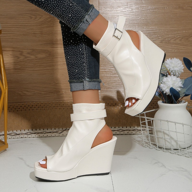 Vierkante teen open teen plate - Women'S Shoes Plus Size recensie en prijs