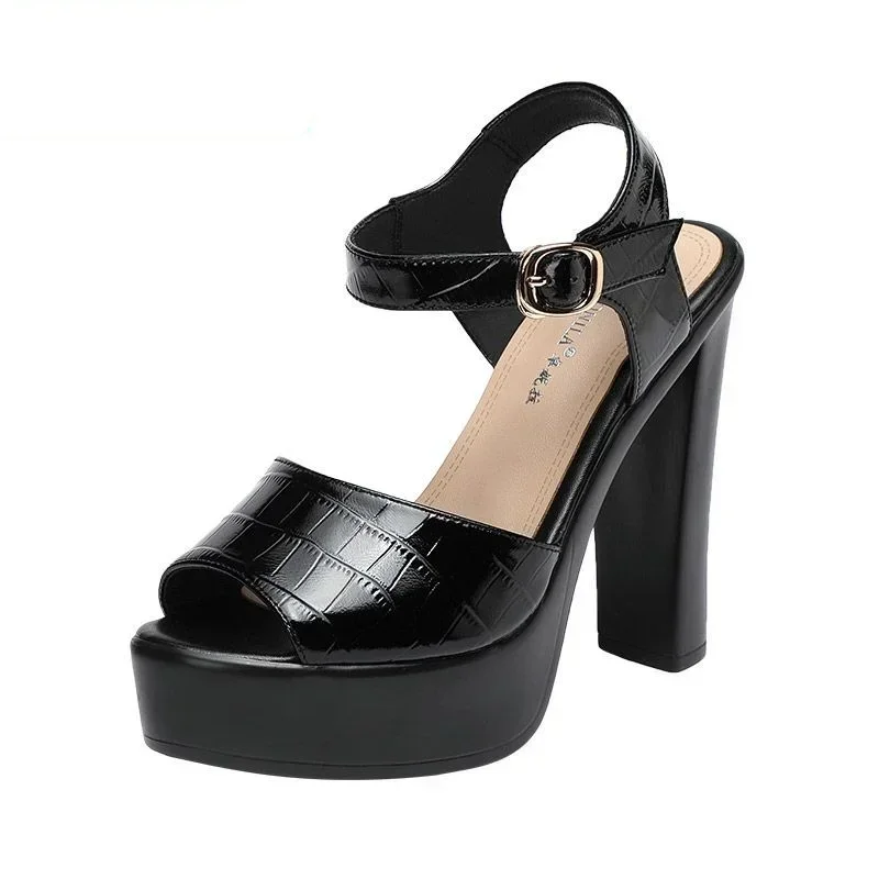 10 Cm 13 Cm Mode Echt Lederen  - Women Shoes Formal recensie en prijs