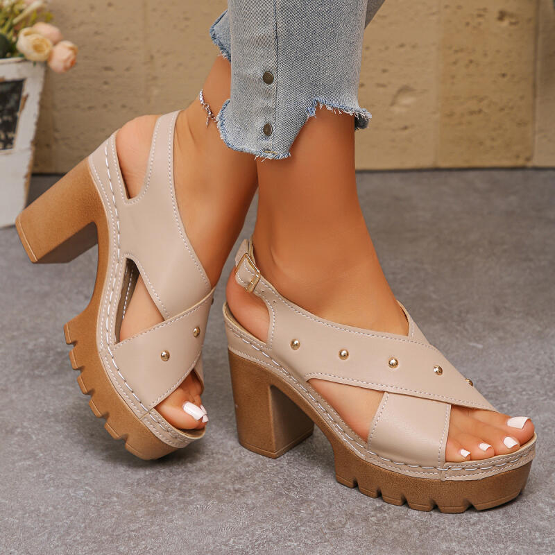 Vintage Super Hoge Hak Cross S - Gladiator Sandal Women recensie en prijs